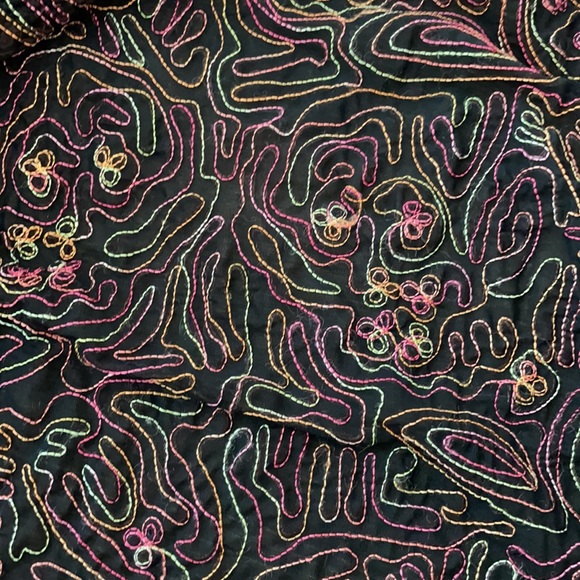 funky neon 80s pattern zip up jacket - Picture 6 of 10